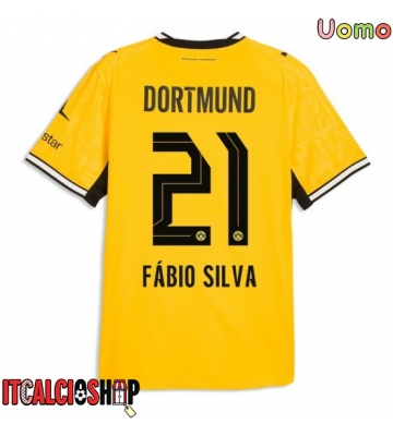 Borussia Dortmund Fabio Silva #21 Prima Maglia 2026-27 Manica Corta